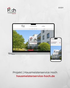 Webdesign Nürnberg – Responsive Website für Hausmeisterservice Hoch