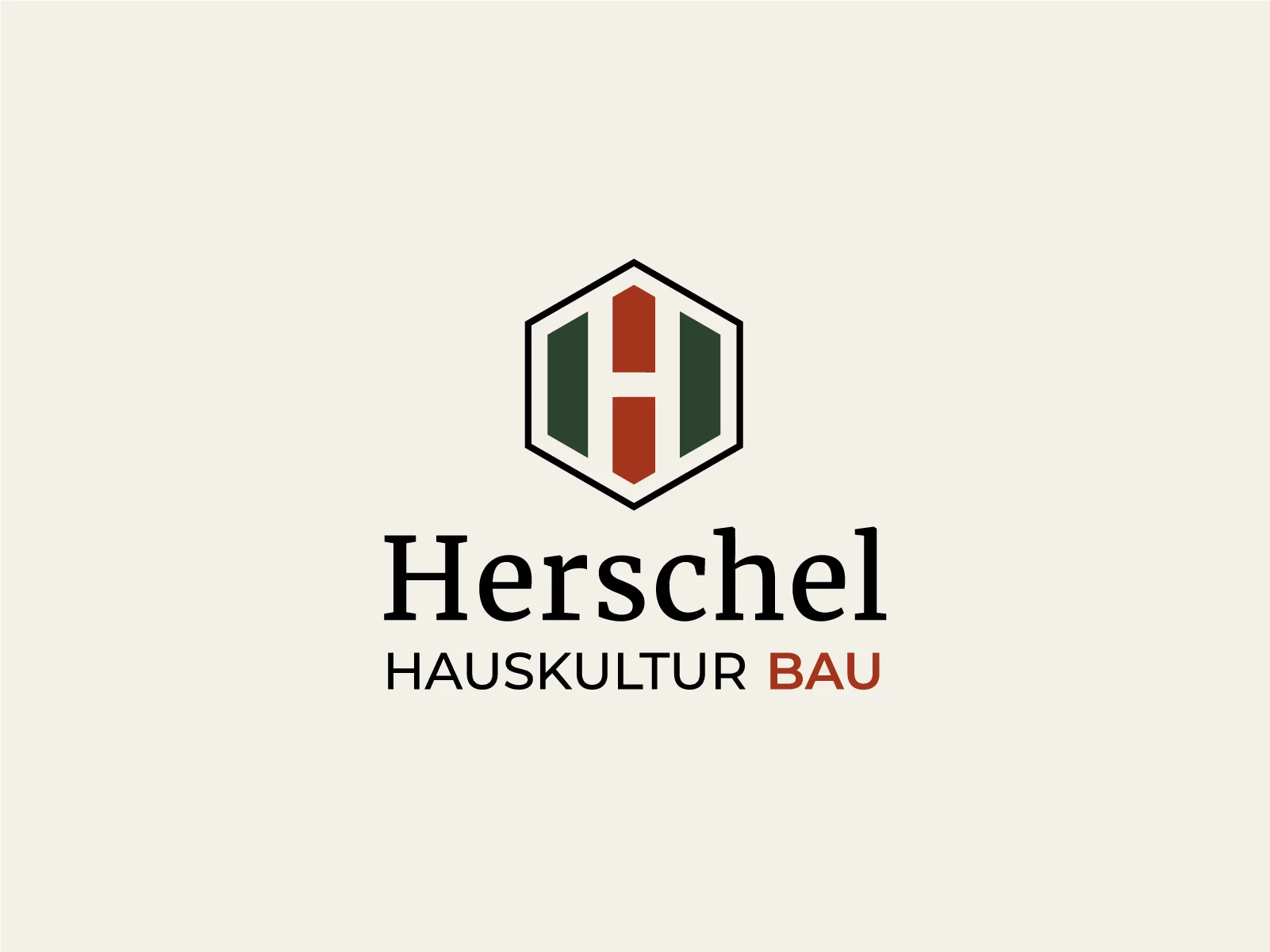 Logo für Hauskulturbau Herschel gestaltet von FUX Design
