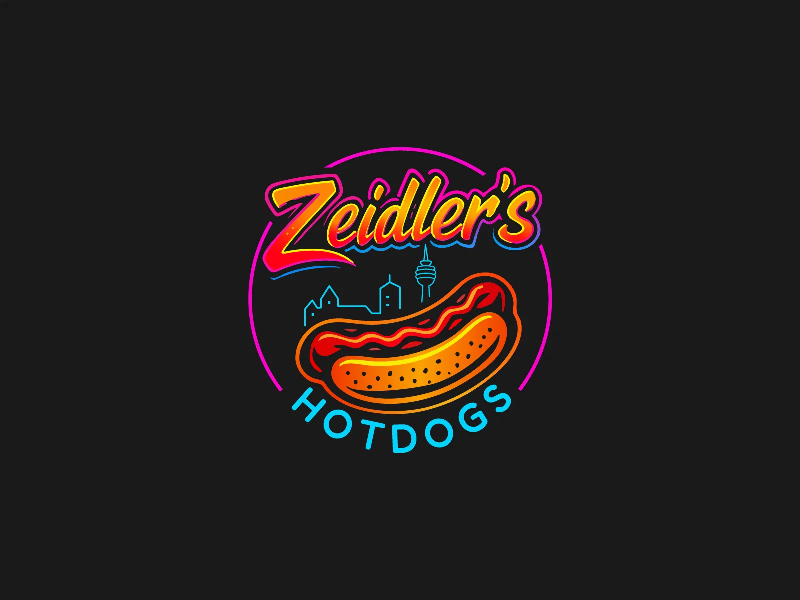 Logo für Zeidler´s Hotdogs gestaltet von FUX Design